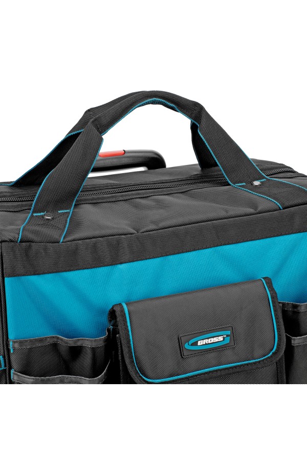 Сумка для инструмента, 460х240х340мм, выдвижная рукоятка, колеса Gross