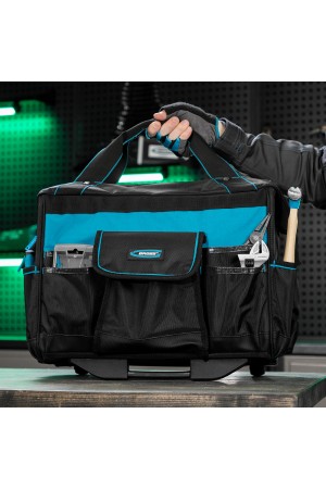 Сумка для инструмента, 460х240х340мм, выдвижная рукоятка, колеса// Gross