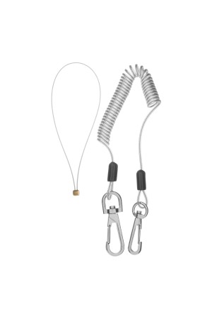 Подвес для инструмента, максимальный вес 1 кг, стальной сердечник, нержавеющие застежка и кольцо Сибртех
