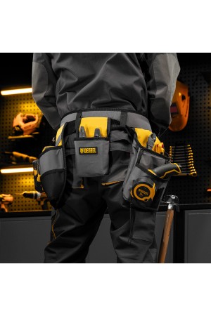 Пояс монтажника, сумки поясные, кобура для шуруповерта// Denzel