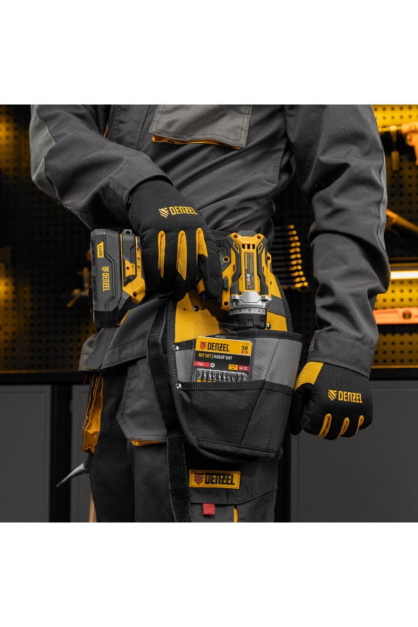 Пояс монтажника, сумки поясные, кобура для шуруповерта Denzel