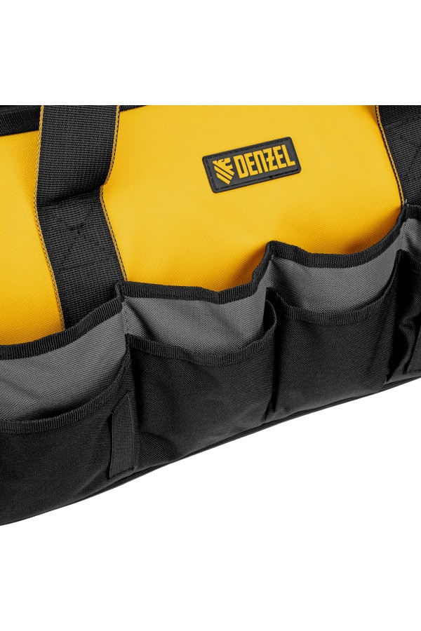Сумка для инструмента, 500х245х300 мм, 20 карман.,съемный органайз. 10 карман.,наплеч. рем. Denzel