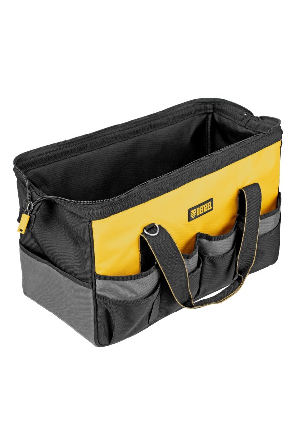Сумка для инструмента, 500х245х300 мм, 20 карман.,съемный органайз. 10 карман.,наплеч. рем. Denzel