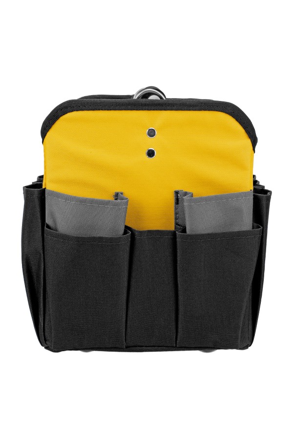 Переноска для инструмента, 260х240х300 мм, 22 кармана, наплечный ремень Denzel