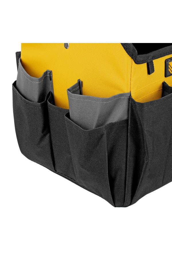 Переноска для инструмента, 260х240х300 мм, 22 кармана, наплечный ремень Denzel