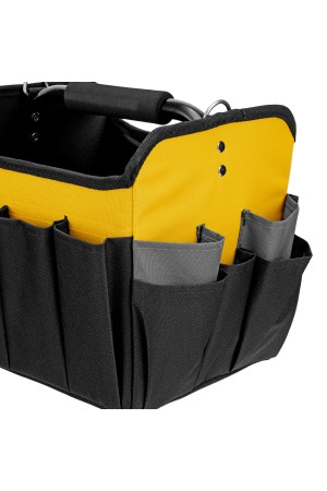 Переноска для инструмента, 260х240х300 мм, 22 кармана, наплечный ремень// Denzel