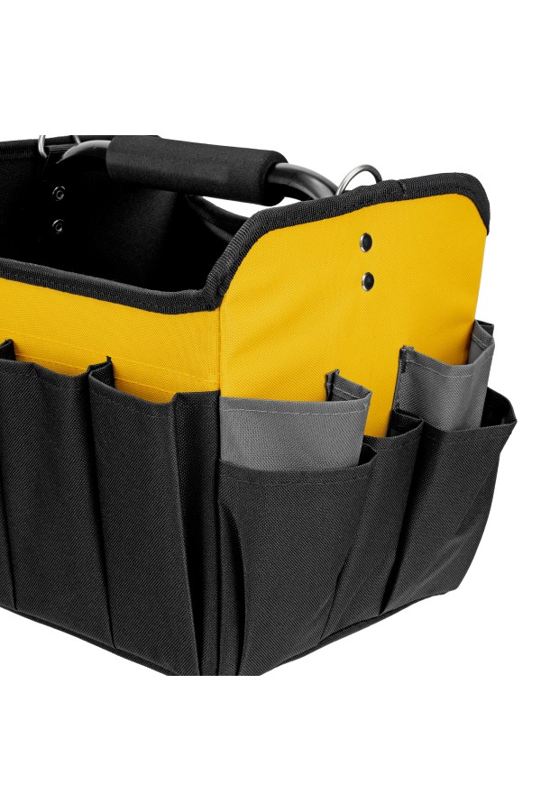 Переноска для инструмента, 260х240х300 мм, 22 кармана, наплечный ремень Denzel