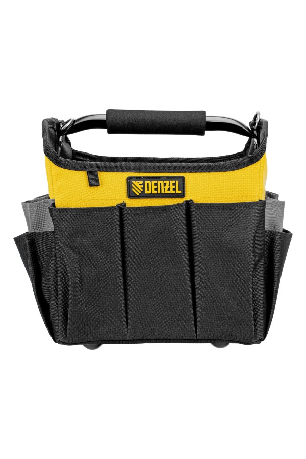 Переноска для инструмента, 260х240х300 мм, 22 кармана, наплечный ремень Denzel