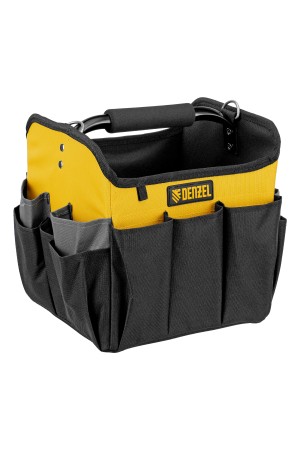 Переноска для инструмента, 260х240х300 мм, 22 кармана, наплечный ремень// Denzel