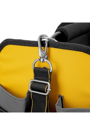 Переноска для инструмента, 260х240х300 мм, 22 кармана, наплечный ремень// Denzel