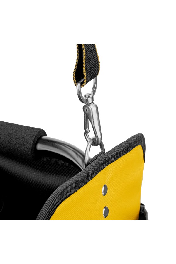 Переноска для инструмента, 260х240х300 мм, 22 кармана, наплечный ремень Denzel