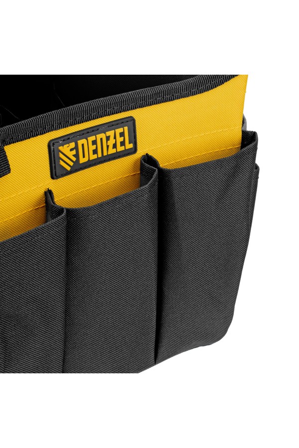 Переноска для инструмента, 260х240х300 мм, 22 кармана, наплечный ремень Denzel