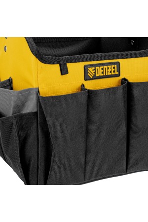 Переноска для инструмента, 260х240х300 мм, 22 кармана, наплечный ремень// Denzel