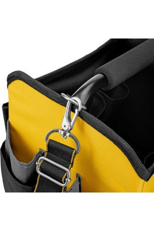 Переноска для инструмента, 260х240х300 мм, 22 кармана, наплечный ремень// Denzel