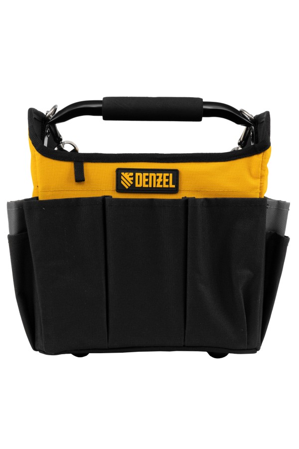 Переноска для инструмента, 260х240х300 мм, 22 кармана, наплечный ремень Denzel