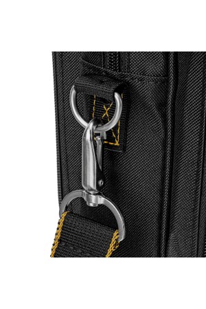 Сумка для инструмента, 400х170х300 мм, 3 отделения, 28 карманов, наплечный ремень// Denzel