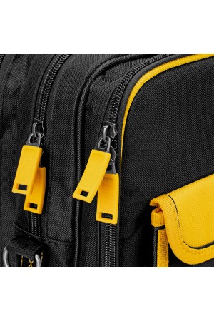 Сумка для инструмента, 400х170х300 мм, 3 отделения, 28 карманов, наплечный ремень// Denzel