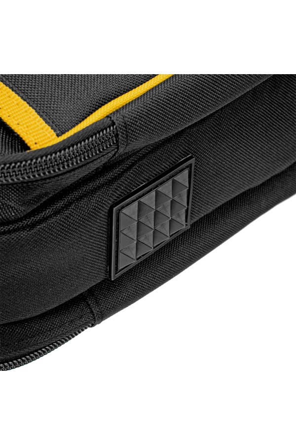 Сумка для инструмента, 400х170х300 мм, 3 отделения, 28 карманов, наплечный ремень Denzel