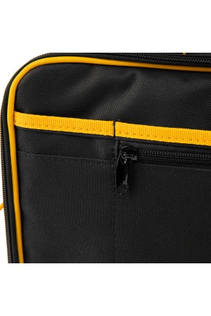 Сумка для инструмента, 400х170х300 мм, 3 отделения, 28 карманов, наплечный ремень// Denzel