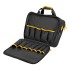 Сумка для инструмента, 400х170х300 мм, 3 отделения, 28 карманов, наплечный ремень// Denzel