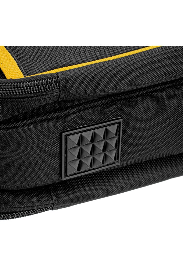 Сумка для инструмента, 400х170х300 мм, 3 отделения, 28 карманов, наплечный ремень Denzel