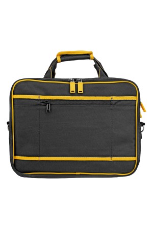 Сумка для инструмента, 400х170х300 мм, 3 отделения, 28 карманов, наплечный ремень// Denzel