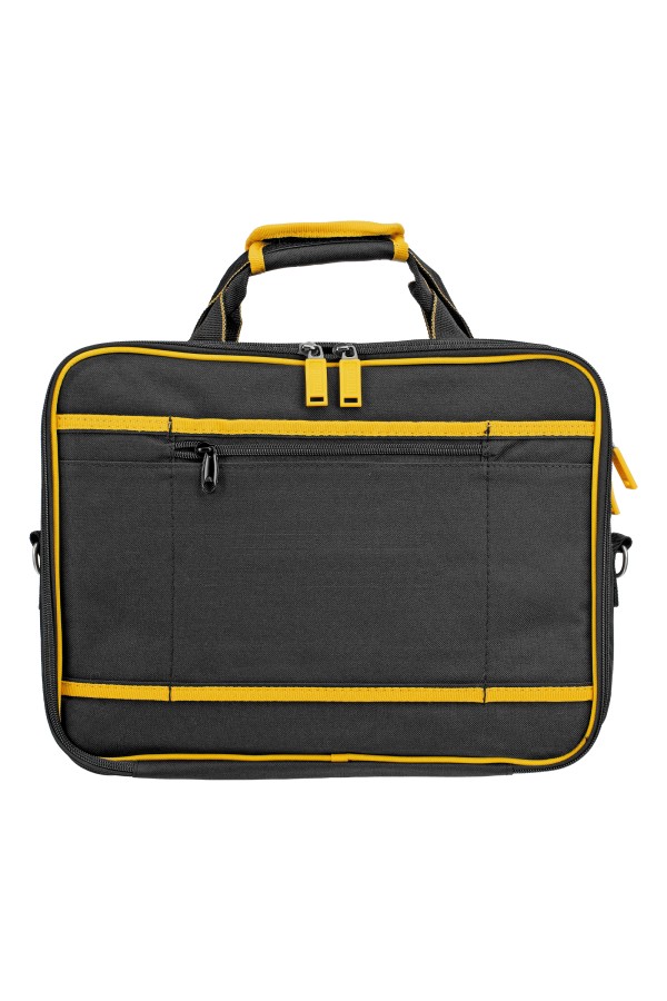 Сумка для инструмента, 400х170х300 мм, 3 отделения, 28 карманов, наплечный ремень Denzel