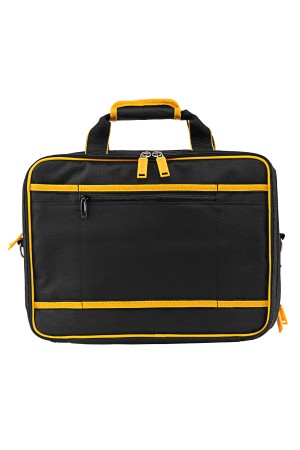 Сумка для инструмента, 400х170х300 мм, 3 отделения, 28 карманов, наплечный ремень// Denzel