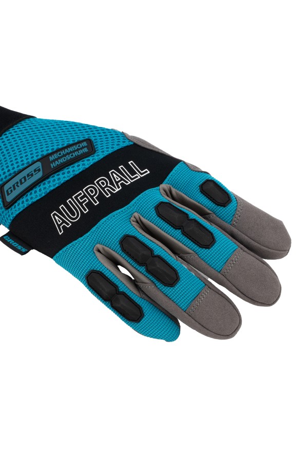 Перчатки универсальные комбинированные, с защитными накладками, STYLISH, размер M (8) Gross
