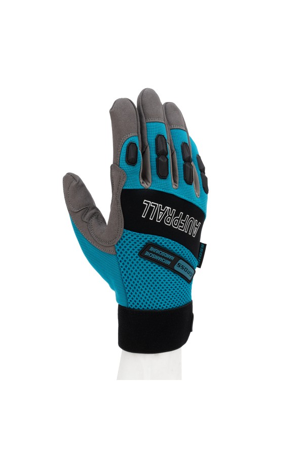 Перчатки универсальные комбинированные, с защитными накладками, STYLISH, размер M (8) Gross