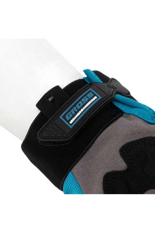 Перчатки универсальные комбинированные, с защитными накладками, STYLISH, размер XL (10) Gross