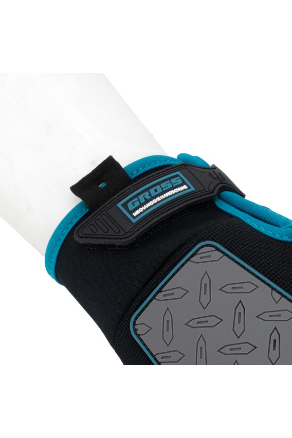 Перчатки универсальные, усиленные, с защитными накладками, DELUXE, размер M (8) Gross