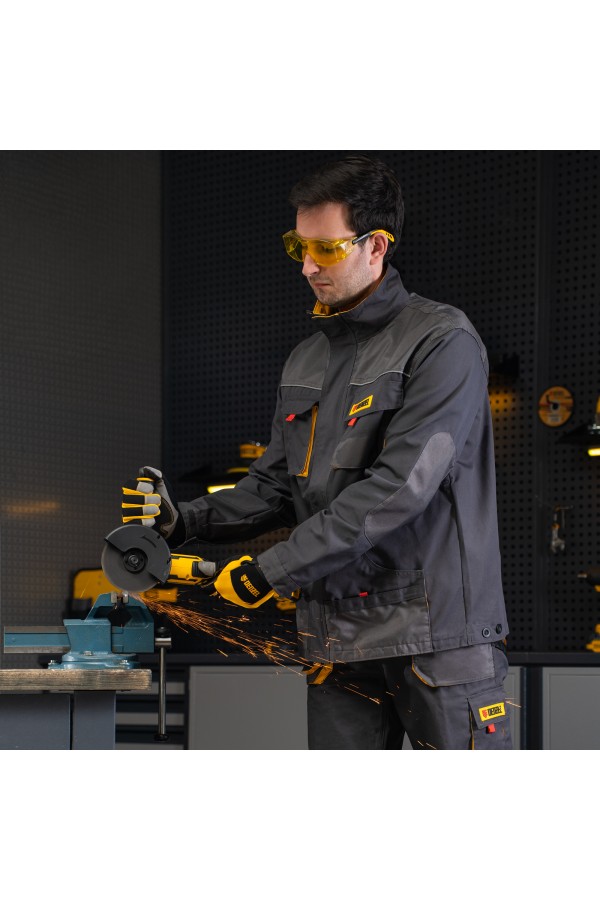 Куртка профессиональная рабочая, 65% полиэстер 35% хлопок, M Denzel