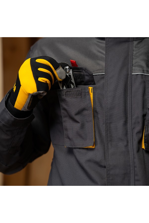 Куртка профессиональная рабочая, 65% полиэстер 35% хлопок, M Denzel