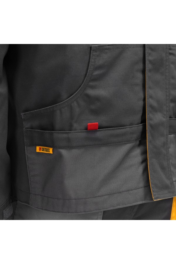Куртка профессиональная рабочая, 65% полиэстер 35% хлопок, M Denzel