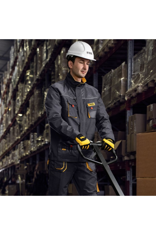 Куртка профессиональная рабочая, 65% полиэстер 35% хлопок, M Denzel