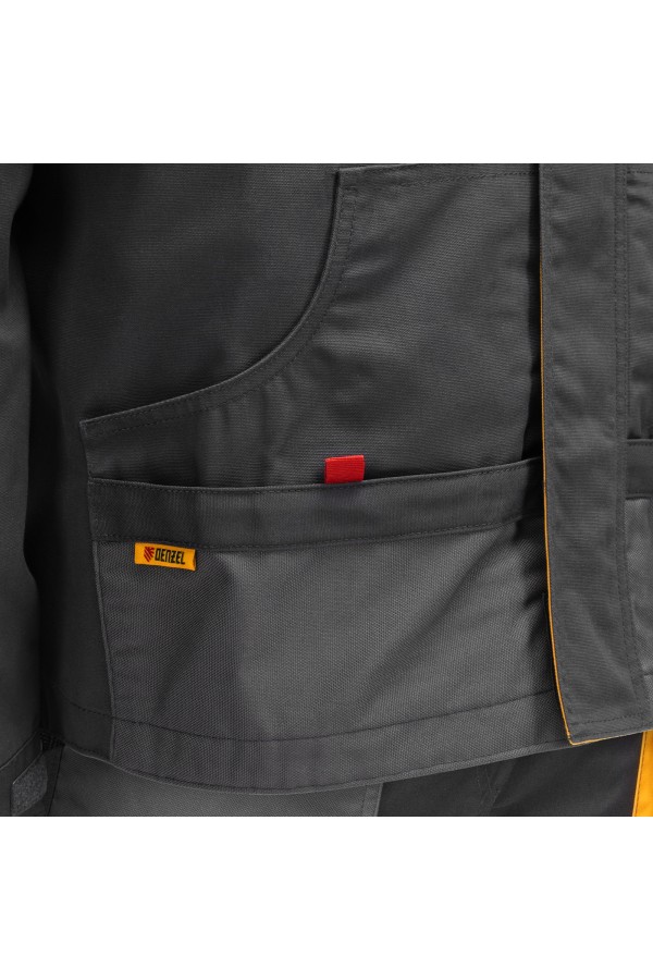 Куртка профессиональная рабочая, 65% полиэстер 35% хлопок, XL Denzel
