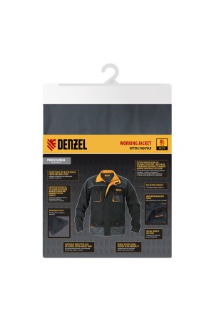Куртка профессиональная рабочая, 65% полиэстер 35% хлопок, XL Denzel