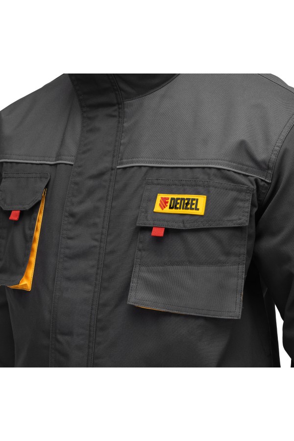 Куртка профессиональная рабочая, 65% полиэстер 35% хлопок, XL Denzel