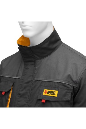 Куртка профессиональная рабочая, 65% полиэстер 35% хлопок, XXXL Denzel