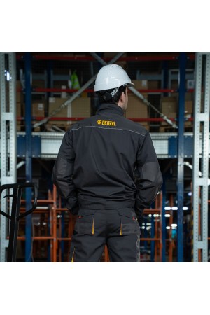 Куртка профессиональная рабочая, 65% полиэстер 35% хлопок, XXXL Denzel
