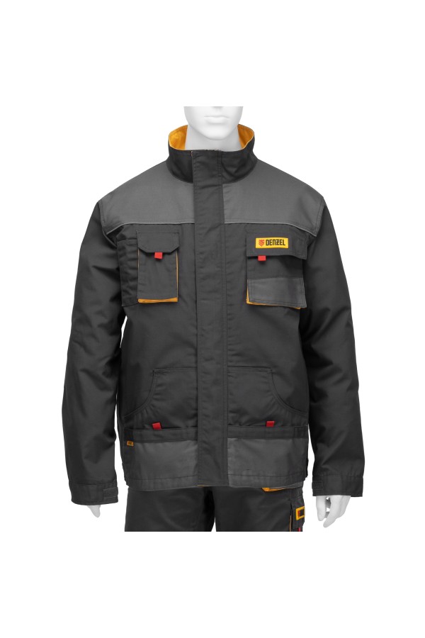 Куртка профессиональная рабочая, 65% полиэстер 35% хлопок, XXXL Denzel
