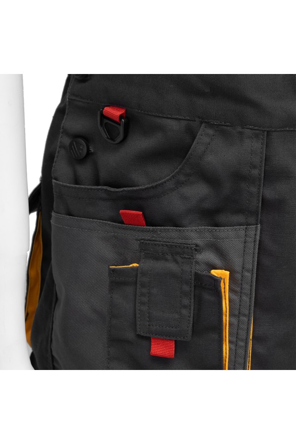 Полукомбинезон профессиональный рабочий, 65% полиэстер 35% хлопок, M Denzel