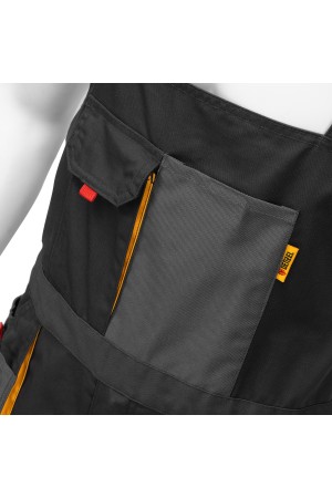 Полукомбинезон профессиональный рабочий, 65% полиэстер 35% хлопок, XL Denzel