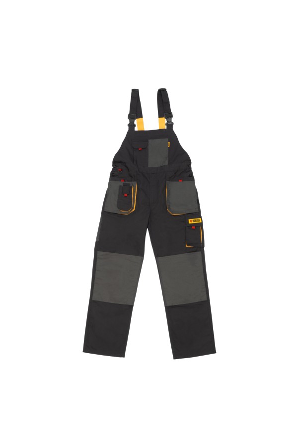 Полукомбинезон профессиональный рабочий, 65% полиэстер 35% хлопок, XXL Denzel