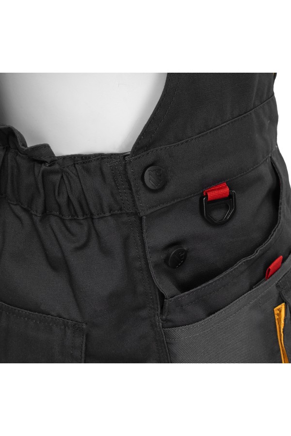 Полукомбинезон профессиональный рабочий, 65% полиэстер 35% хлопок, XXXL Denzel