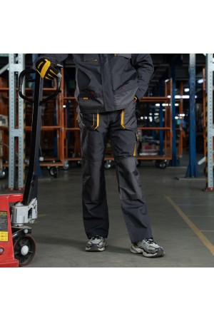 Полукомбинезон профессиональный рабочий, 65% полиэстер 35% хлопок, XXXL Denzel