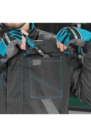 Куртка профессиональная рабочая, 97% хлопок 3% спандекс, XL Gross