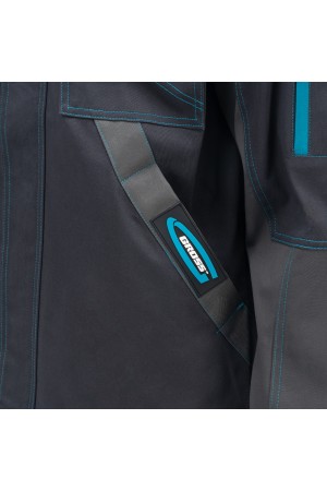 Куртка профессиональная рабочая, 97% хлопок 3% спандекс, XXL Gross