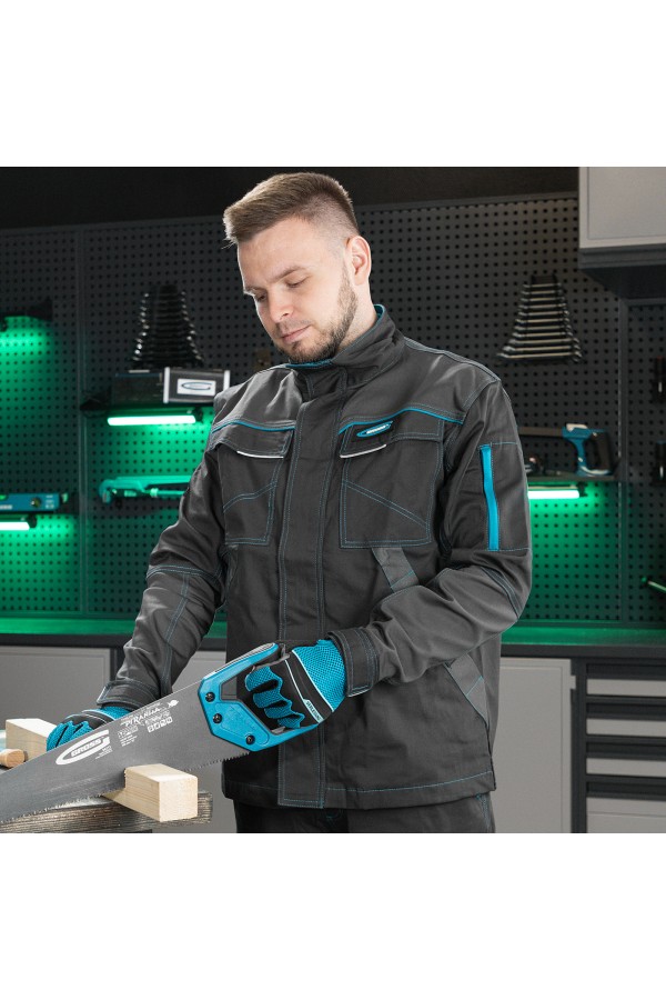 Куртка профессиональная рабочая, 97% хлопок 3% спандекс, XXXL Gross